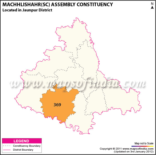 Assembly Constituency Map of Machhlishahr (SC) Assembly Constituency Map of Machhlishahr (SC)