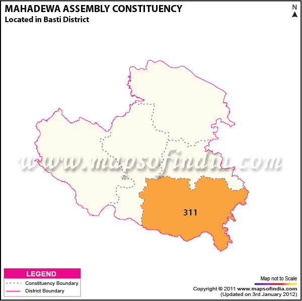Assembly Constituency Map of Madhuban Assembly Constituency Map of Madhuban